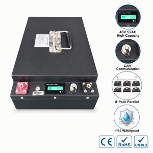 48V 52Ah Lithium Ion Battery Pack CAN BMS IP65