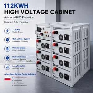 High Voltage Indoor 358.4V 314Ah 112KWH ESS