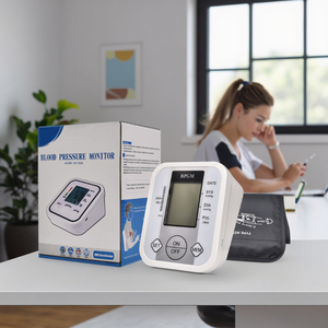 Built-in Lithium Battery Upper Arm Band Monitor 2 in 1 Blood Pressure & Glucose Monitor