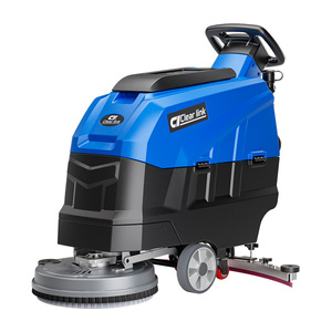 Electric Walk-Behind Battery-Powered Multifunctional Floor Scrubber & Sweeper 3100/h Efficiency For Factory Shopping Mall Use