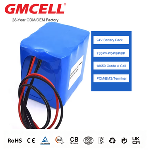 16Ah 24V Lithium Battery Pack 18650 Grade A Cell